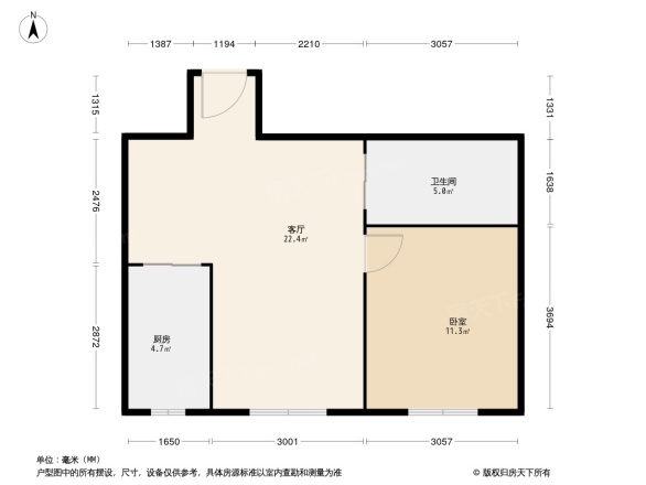 澳海東方1號户型图