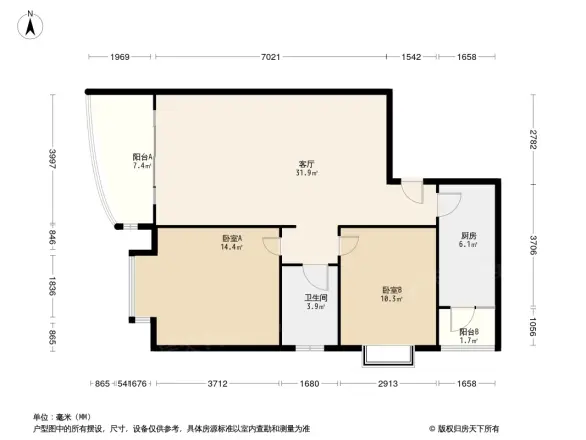 川航佳园户型图