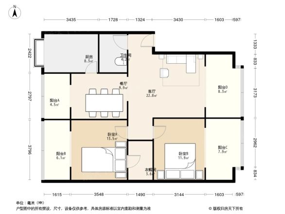临江路60号院户型图