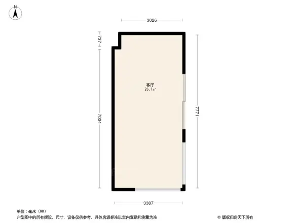 金科星耀天都公寓户型图