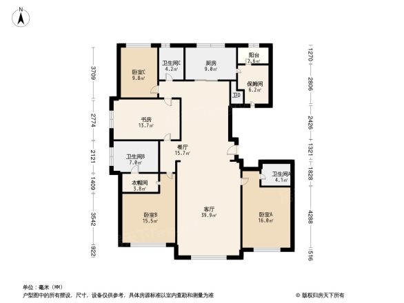 保利东郡户型图