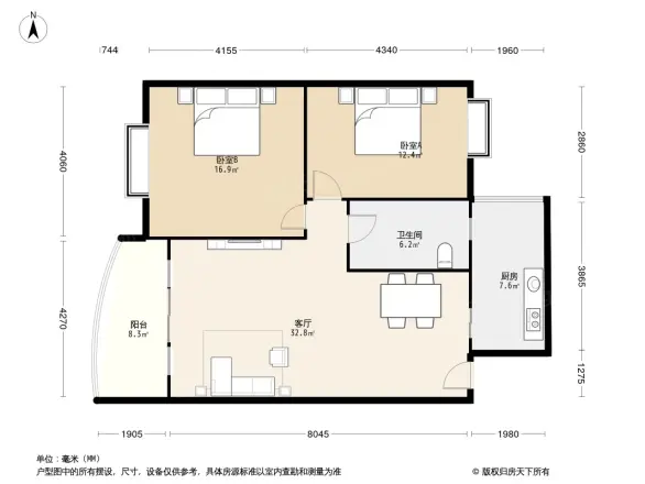 川航佳园户型图