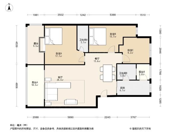 新景豪苑户型图