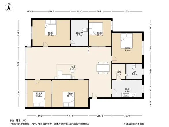 富比帝小区户型图