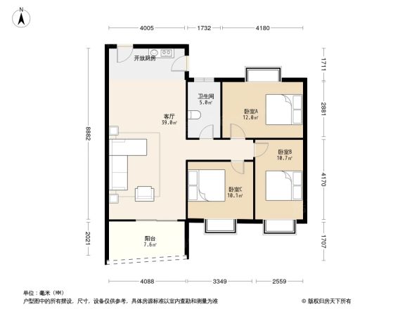 新景豪苑户型图