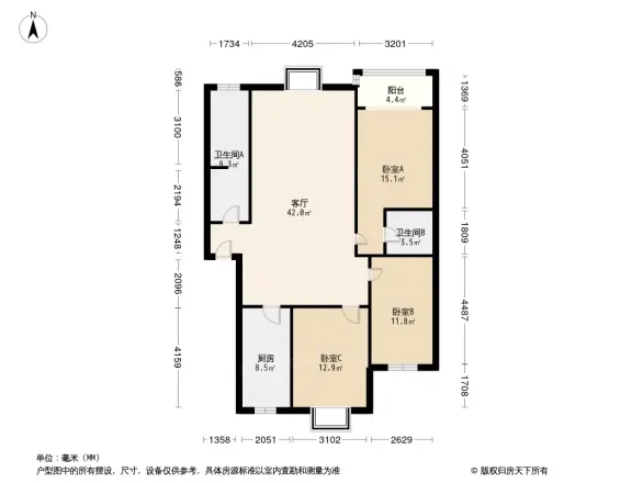 紫苑小区户型图