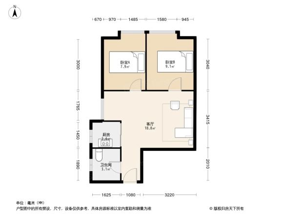 大鹏花园户型图