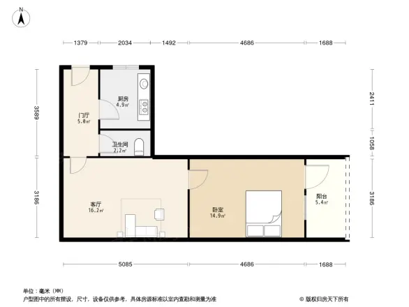 解放路一段120号院户型图