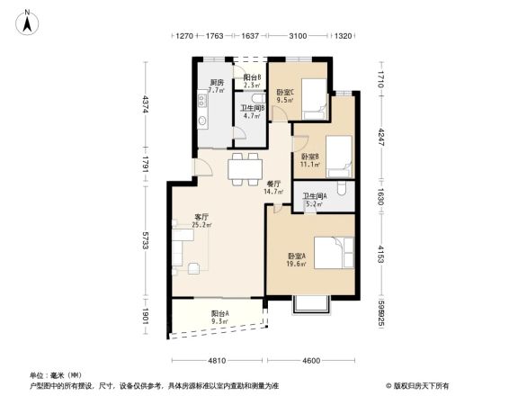 新景豪苑户型图