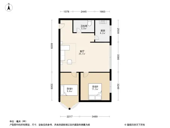 富比帝小区户型图