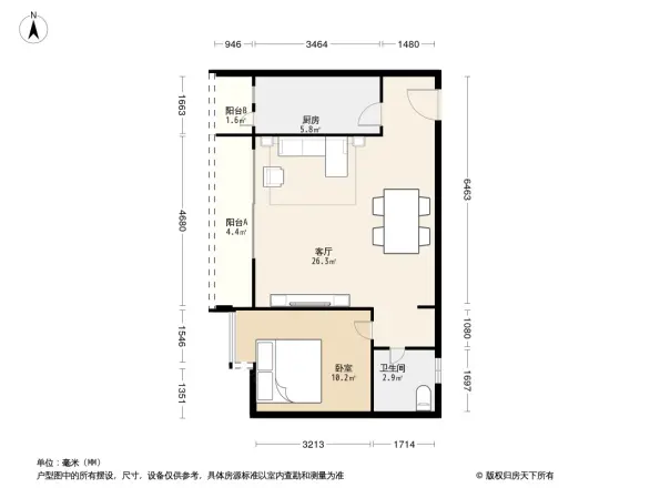 书香溪墅户型图