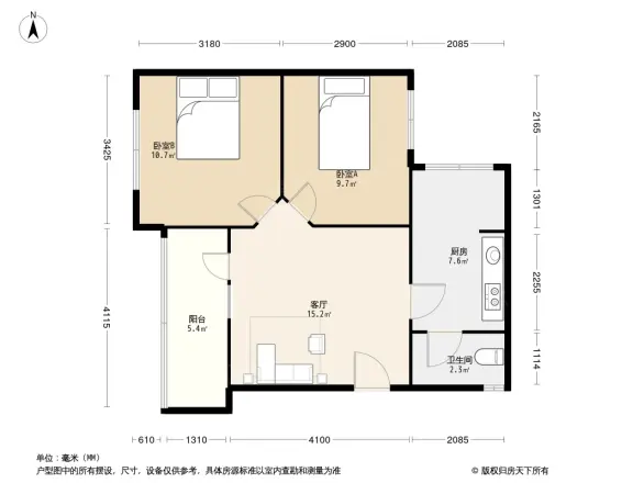 桥鸿一村户型图