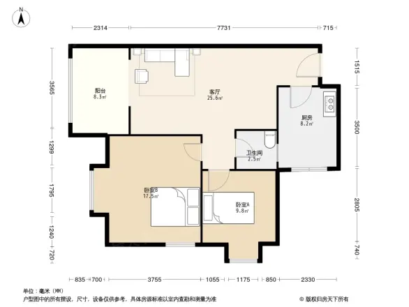 汇强上城户型图