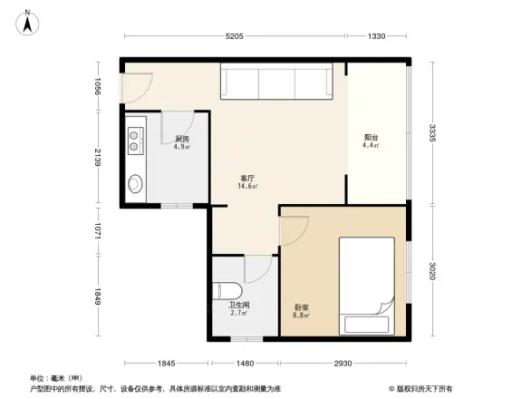 礼嘉白马小区户型图