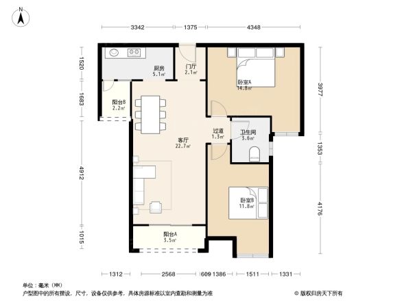 时代锦汇华庭户型图