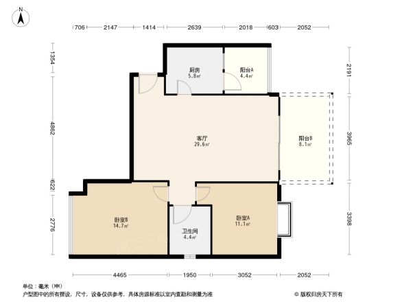 齐力碧水湾户型图