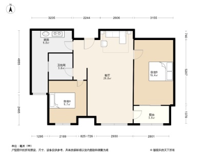 悦湖苑户型图图片