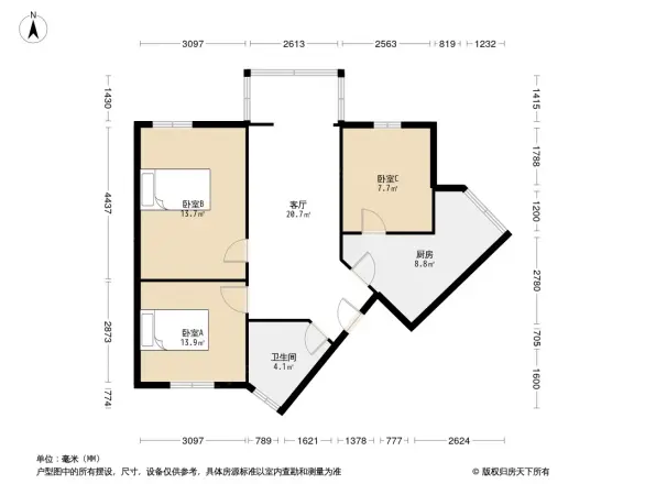 玉林南街12号院户型图