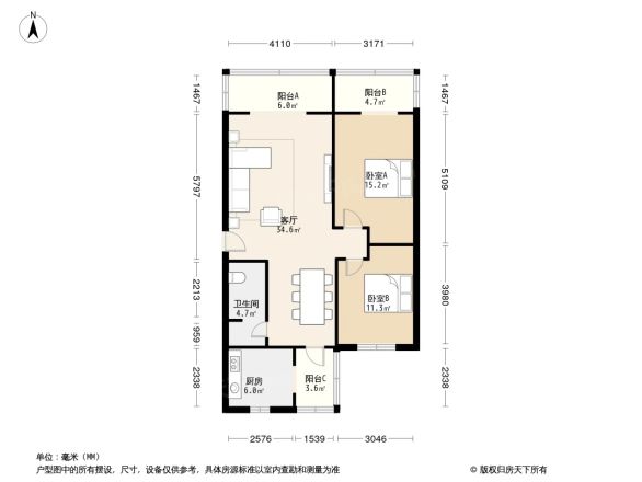 仁和公寓户型图