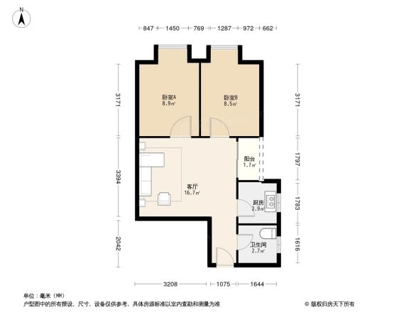 大鹏花园户型图