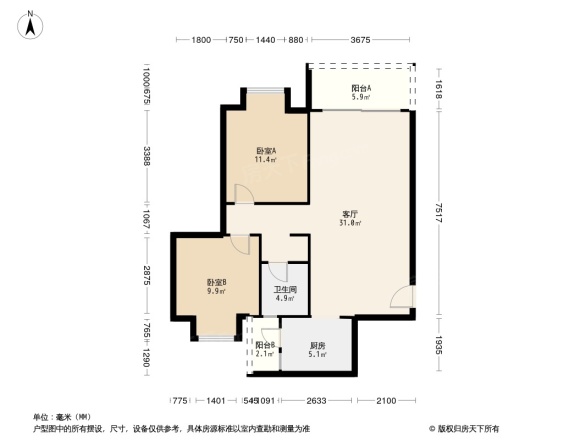 诚品上院户型图