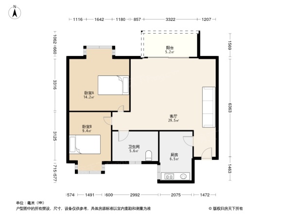 紫苑小区户型图
