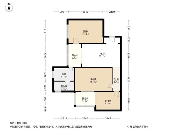 龙王庙南街19号院户型图