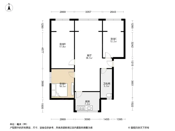 菊乐路55号户型图
