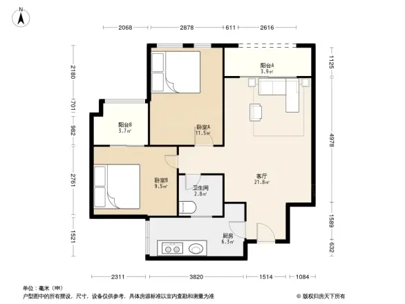 书香溪墅户型图