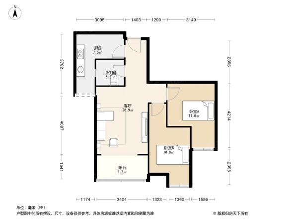 时代锦汇华庭户型图