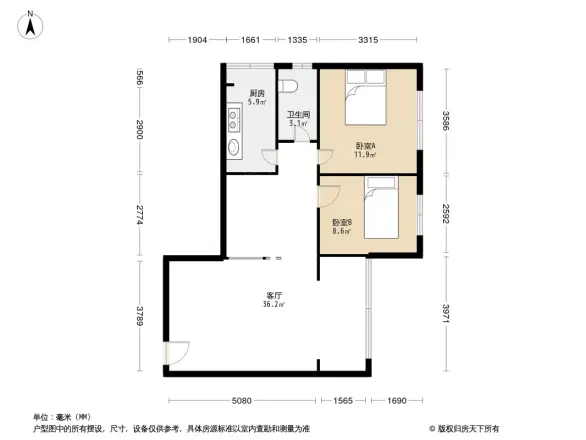 礼嘉白马小区户型图