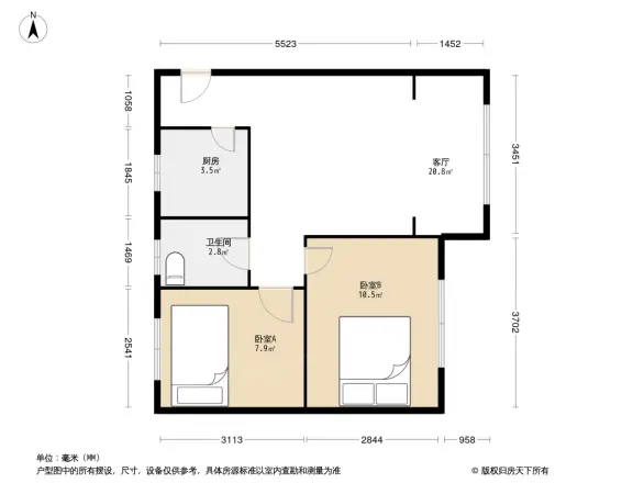 礼嘉白马小区户型图