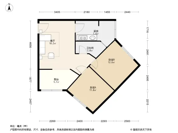 莲花新区南一巷2号院户型图