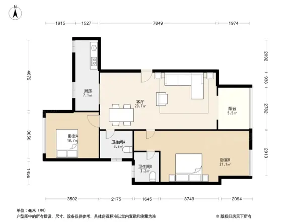 金科太阳海岸户型图
