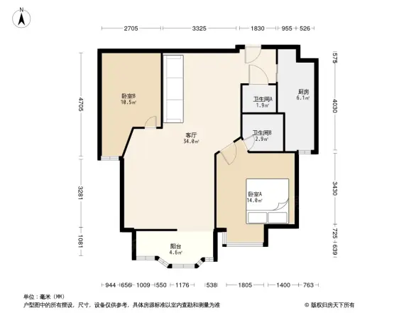 金鼎大厦户型图