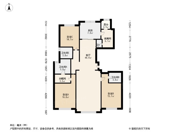 保利东郡户型图