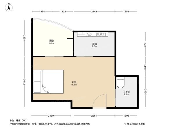 麓湖盛景小区户型图