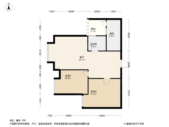 北城新界户型图