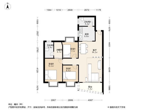 新景豪苑户型图