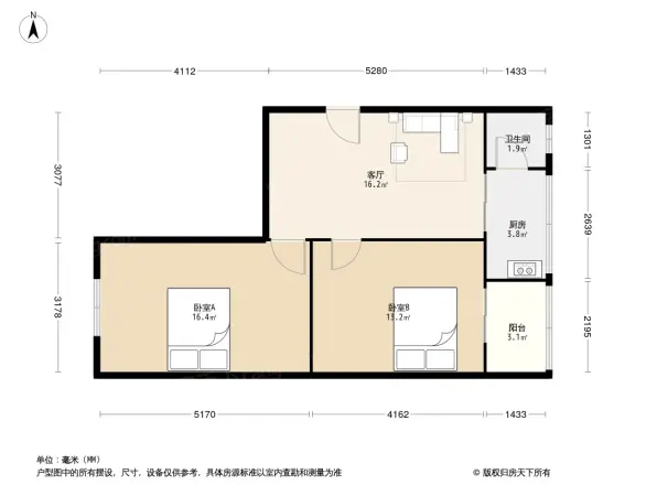 解放路一段120号院户型图