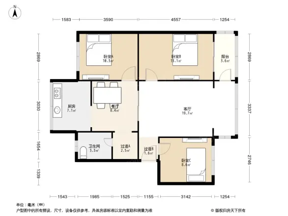 菊乐路55号户型图