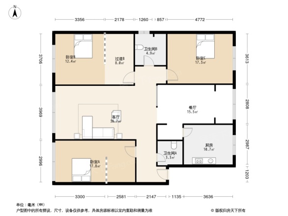 渝北水气大楼户型图