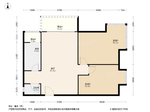 齐力碧水湾户型图