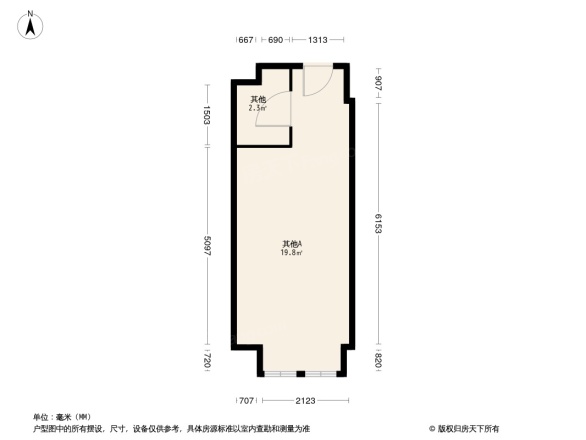 金科星耀天都公寓户型图