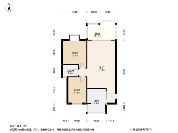 西府花园户型图