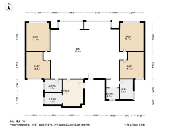 金沙园三期户型图