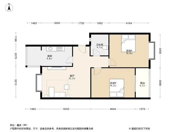 西城俊园户型图