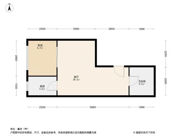 白领尊邸户型图