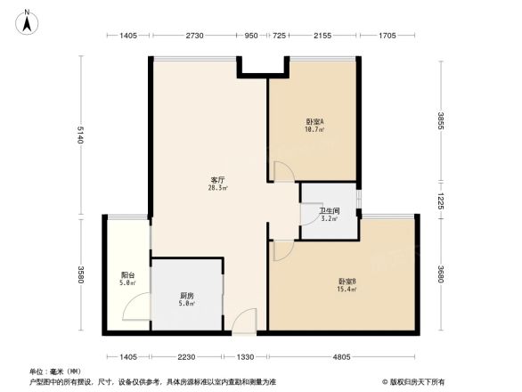 香城榕园户型图