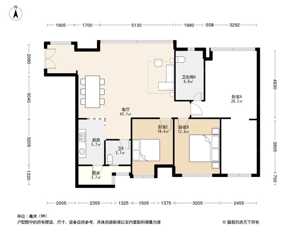相似户型图